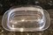 Handy Housewares Large Double-Wide Clear Acrylic Butter Serving Storage Dish with Lid